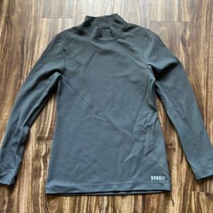 NOBULL Waffle Baselayer in Size Small and Grey.